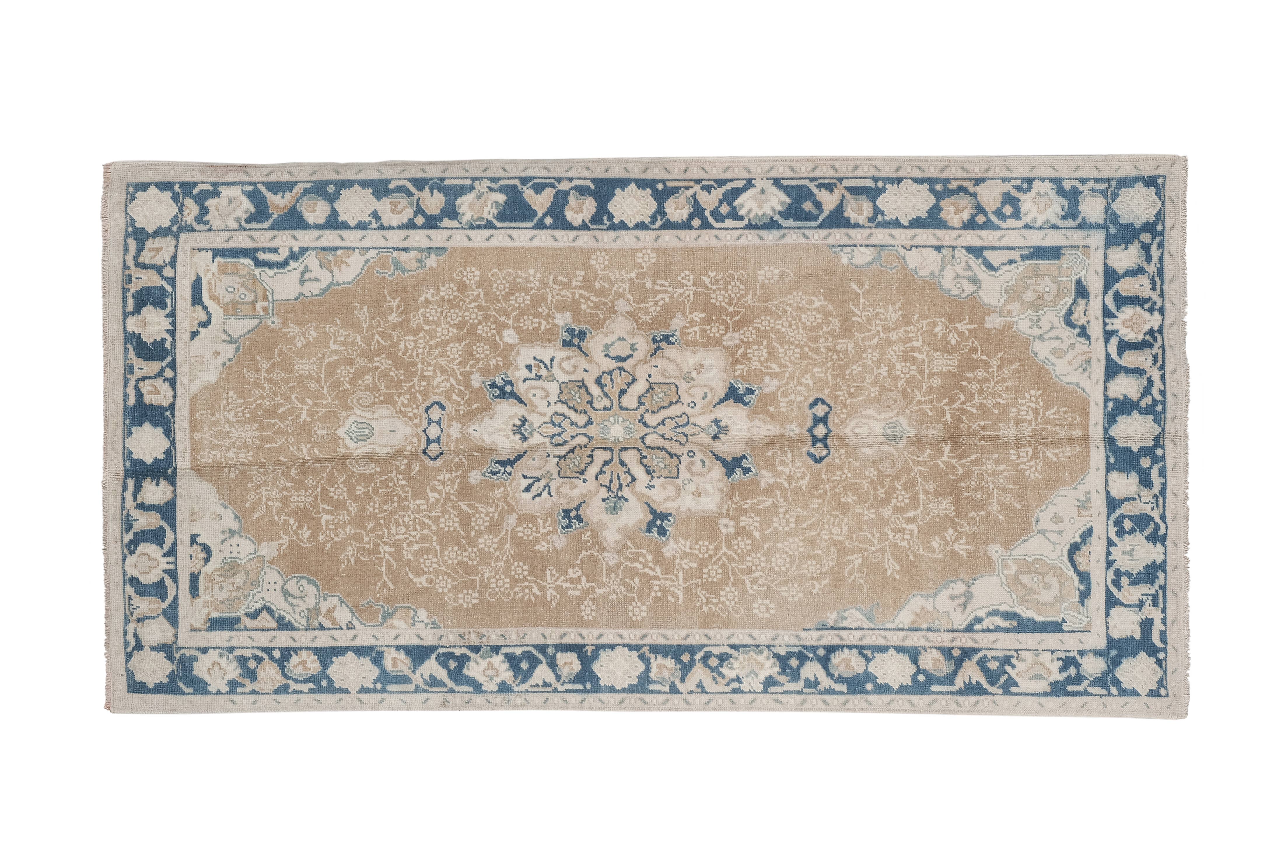 Vintage Oushak Rug 4'6'' x 8'6''