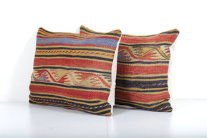 Kilim Pillow Cover Set of 2 | 14'' x 20''