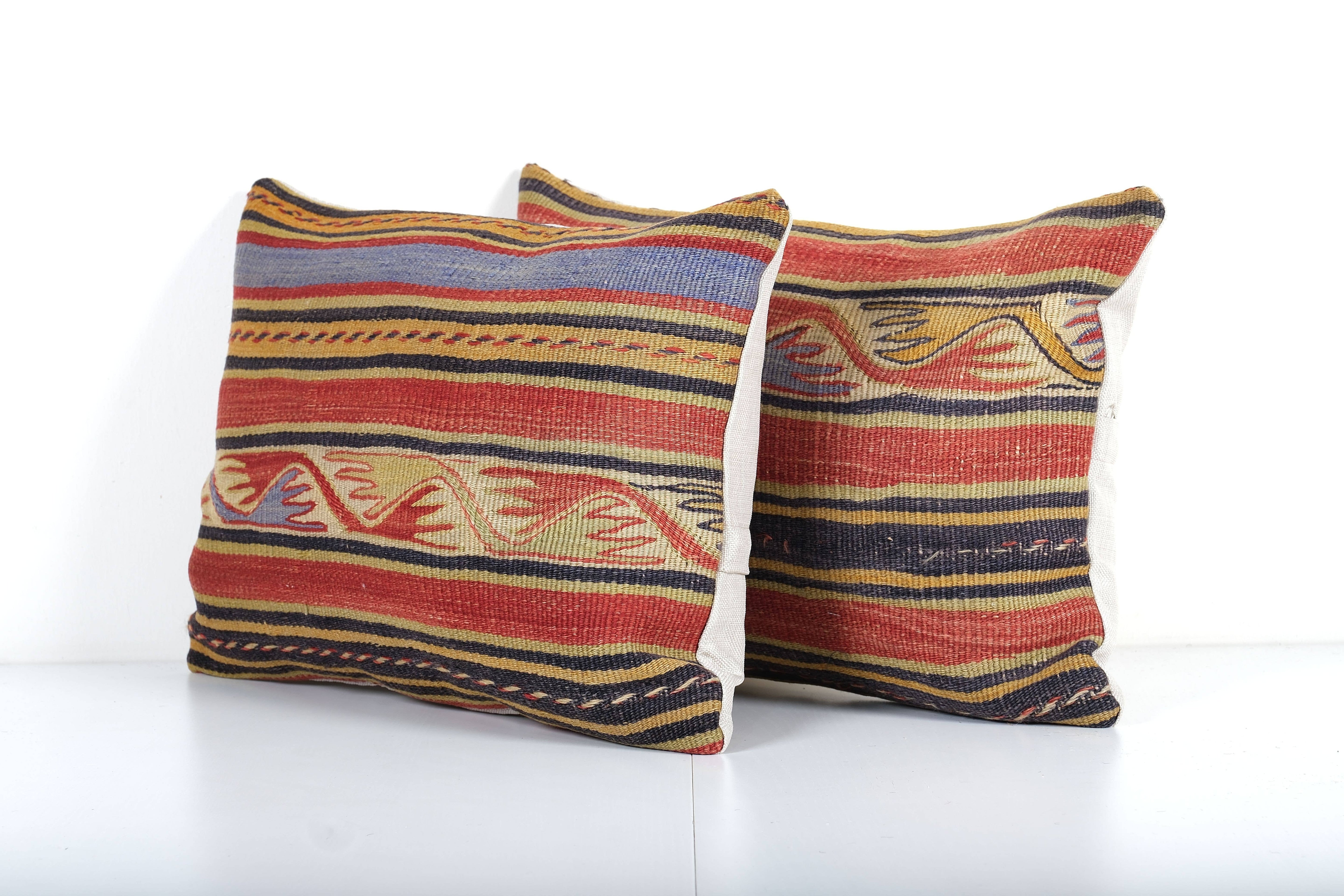 Kilim Pillow Cover Set of 2 | 14'' x 20''