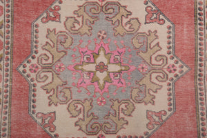 Vintage Turkish Rug 4'3'' x 7'
