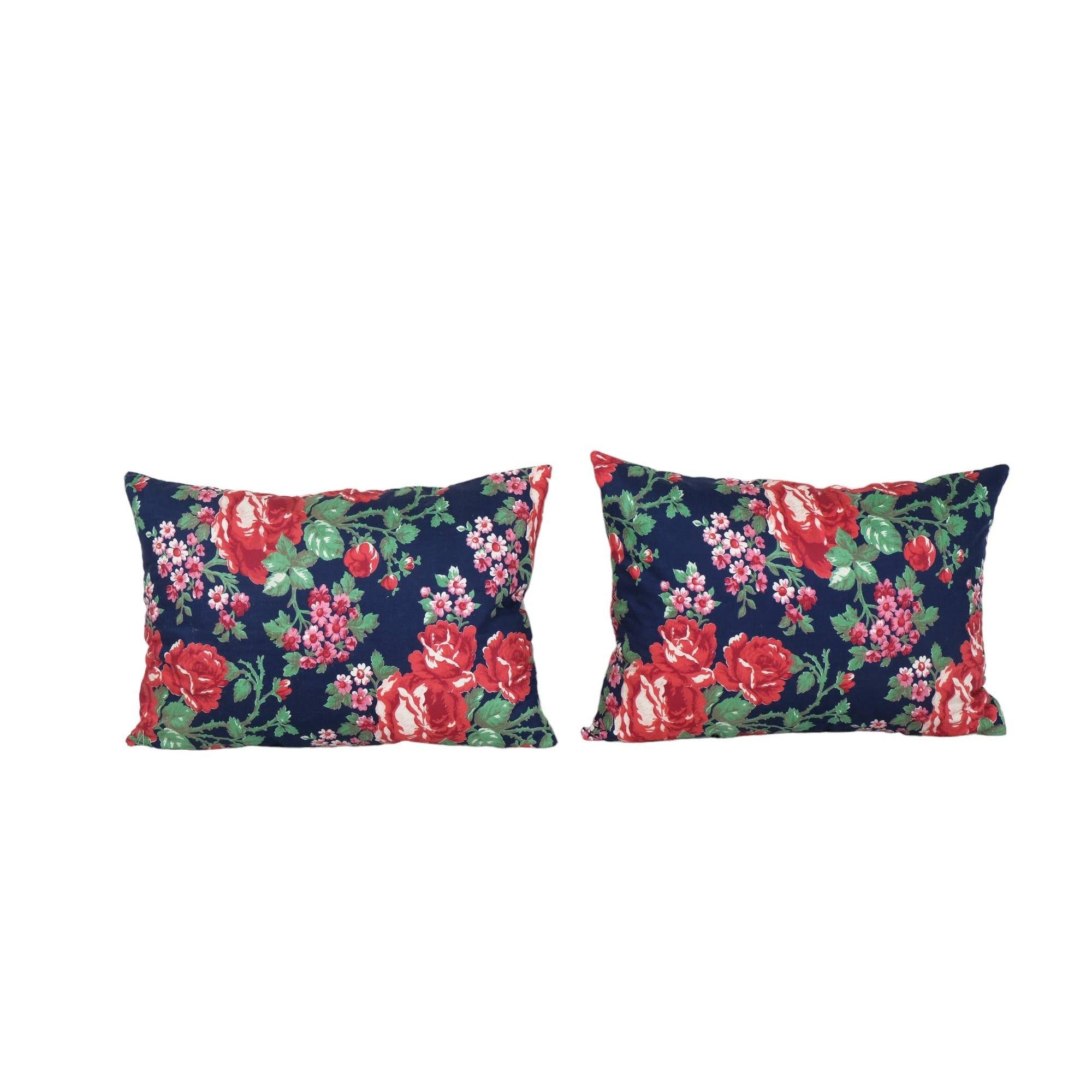 Uzbek Roller Printed Pillow Cover Set of 2 | 16'' x 22''