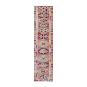 Vintage Herki Runner Rug 2'9'' x 10'7''