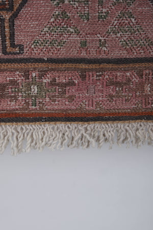 Vintage Turkish Soumac Rug 4'2'' x 6'1''