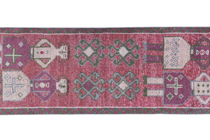 Vintage Turkish Rug 3'1'' x 8'6''