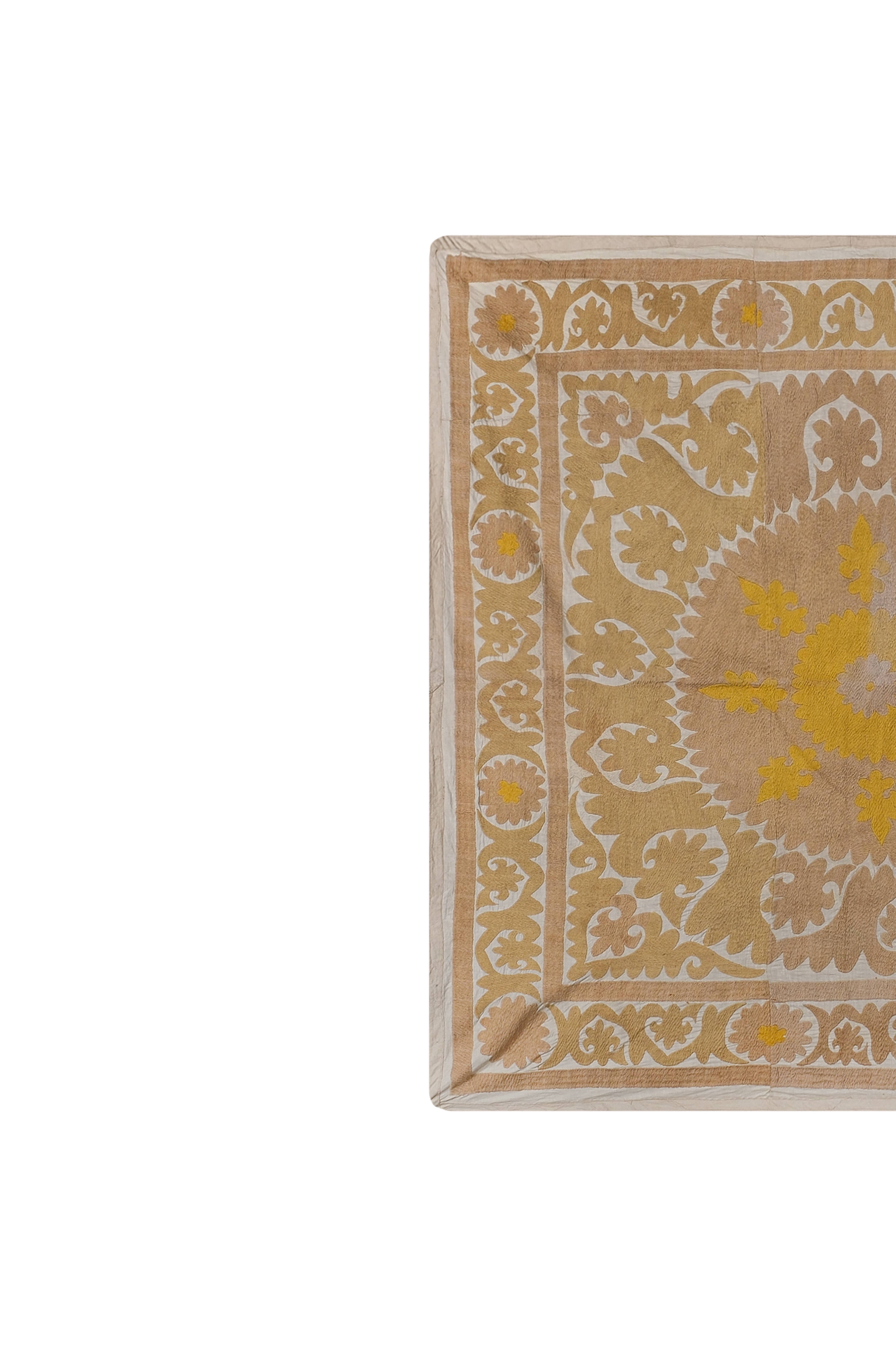 Suzani Wall Hanging & Bedspread | 5' x 5'