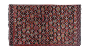 Vintage Turkish Jajim Rug 5'2'' x 8'9''