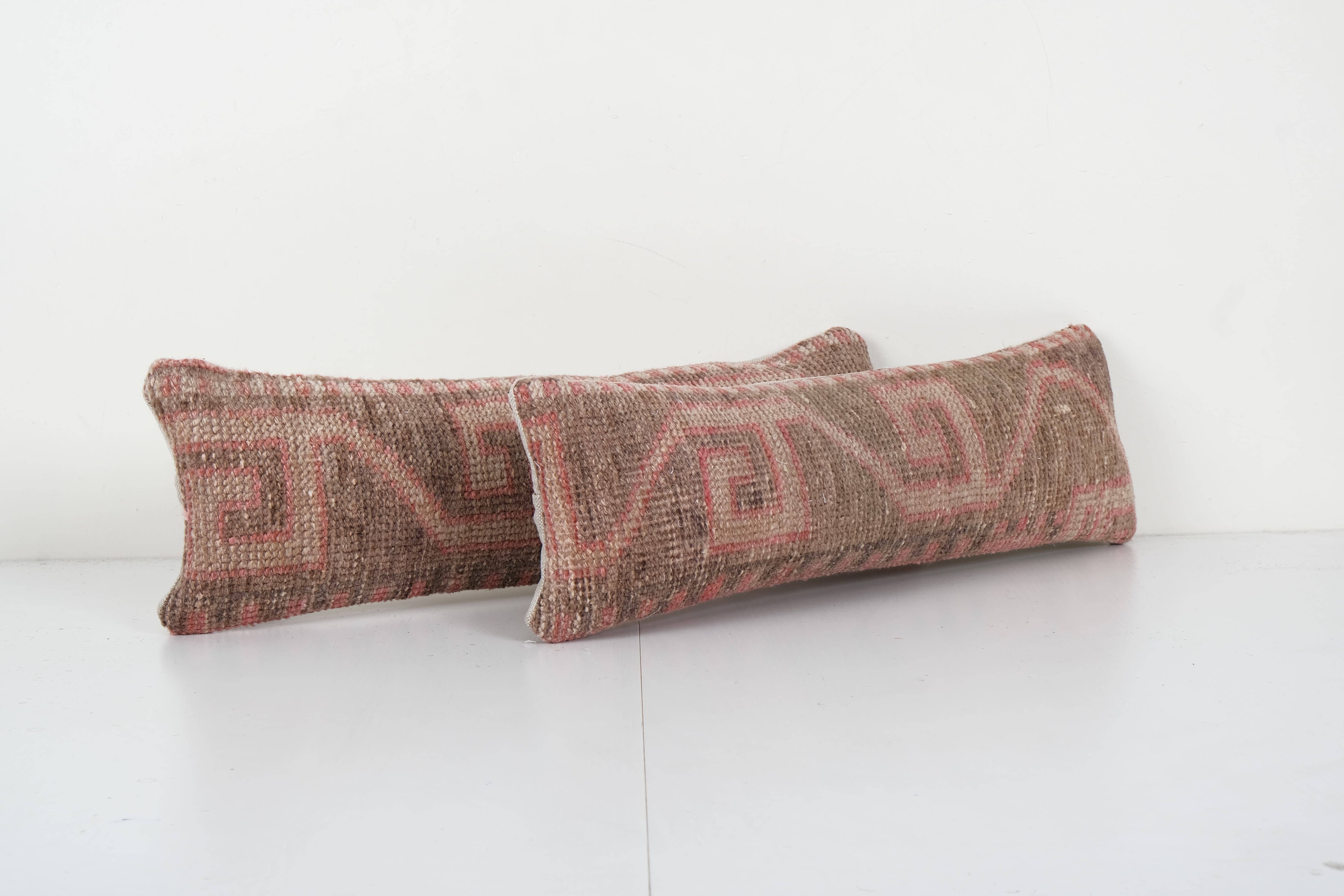Rug Pillow Cover Set of 2 | 8'' x 22''
