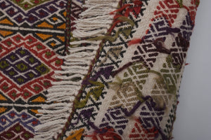 Vintage Turkish Anatolian Kilim Rug 4'6'' x 11'7''