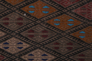 Vintage Turkish Kilim Runner 2'2'' x 16'1''