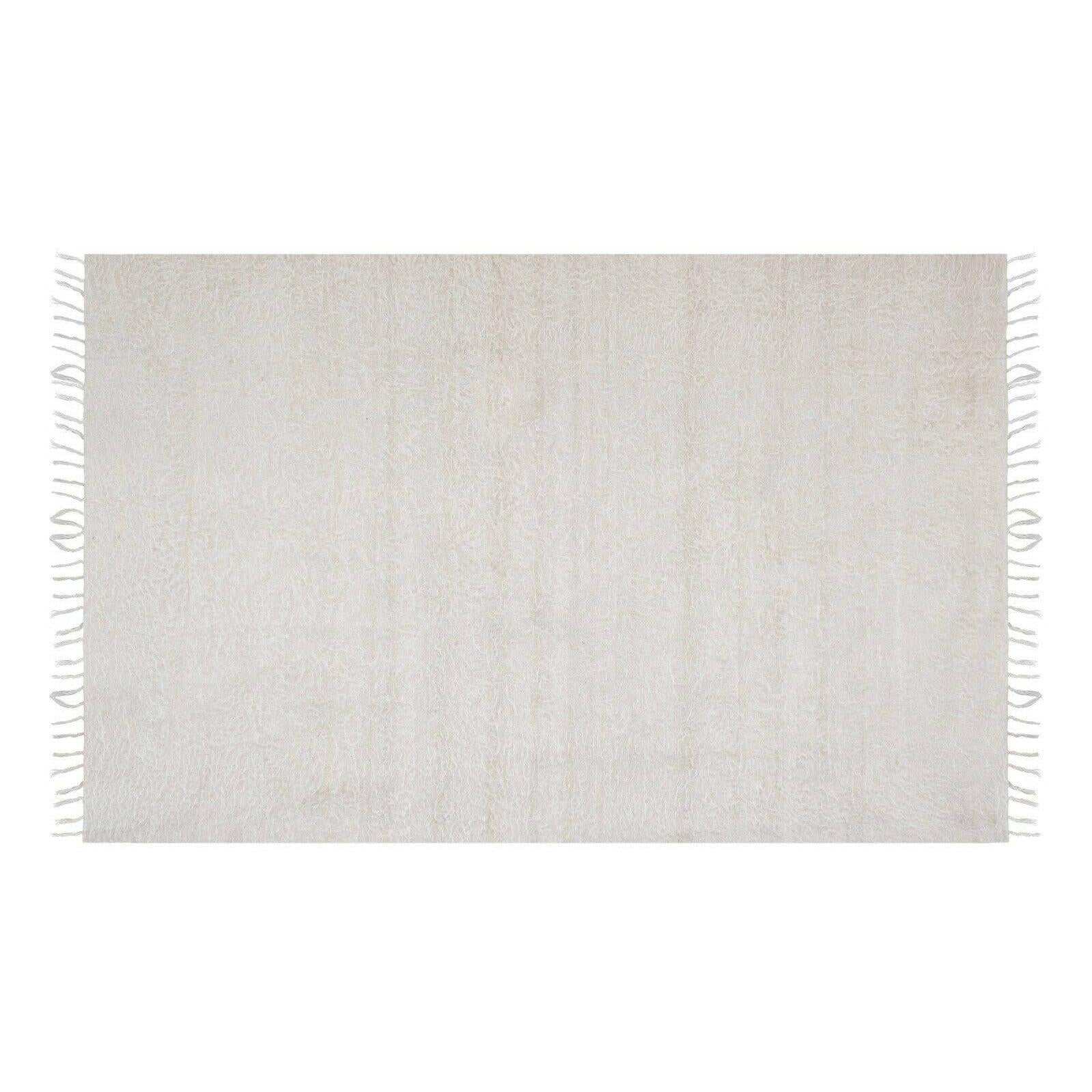 Handwoven Siirt Wool Blanket 4'2'' x 6'2''