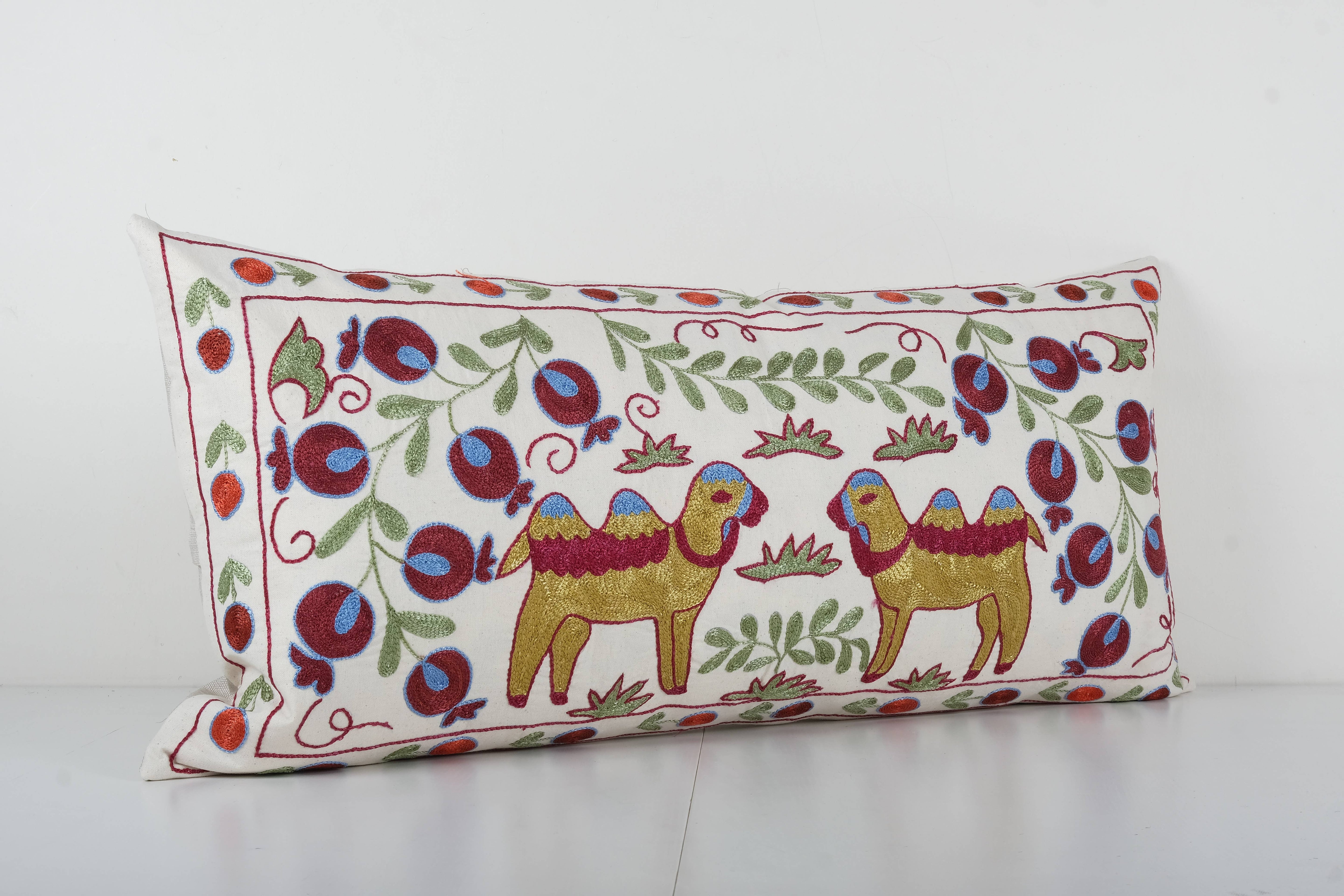 Suzani Bedding Pillow Cover | 18'' x 36''