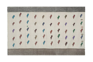 Vintage Turkish Kilim Rug 5'9'' x 8'6''