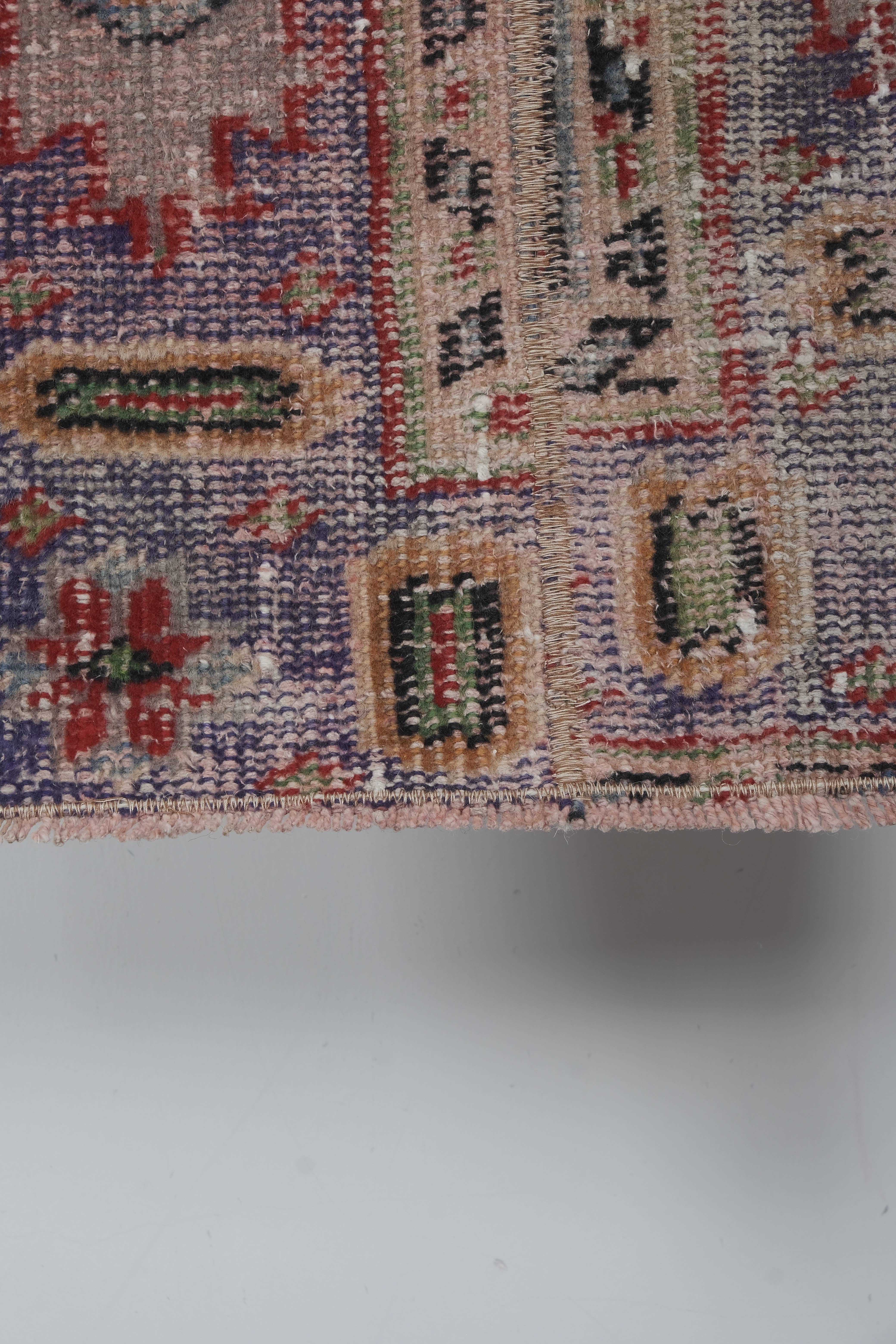 Vintage Turkish Runner Rug 1'8'' x 7'2''