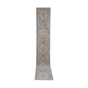 Vintage Turkish Runner Rug 2'6'' x 14'1''