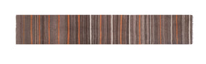 Vintage Turkish Kilim Runner 1'10'' x 11'2''