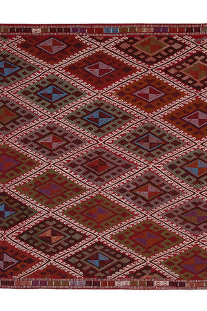 Vintage Turkish Kilim Rug 5'3'' x 8'1''