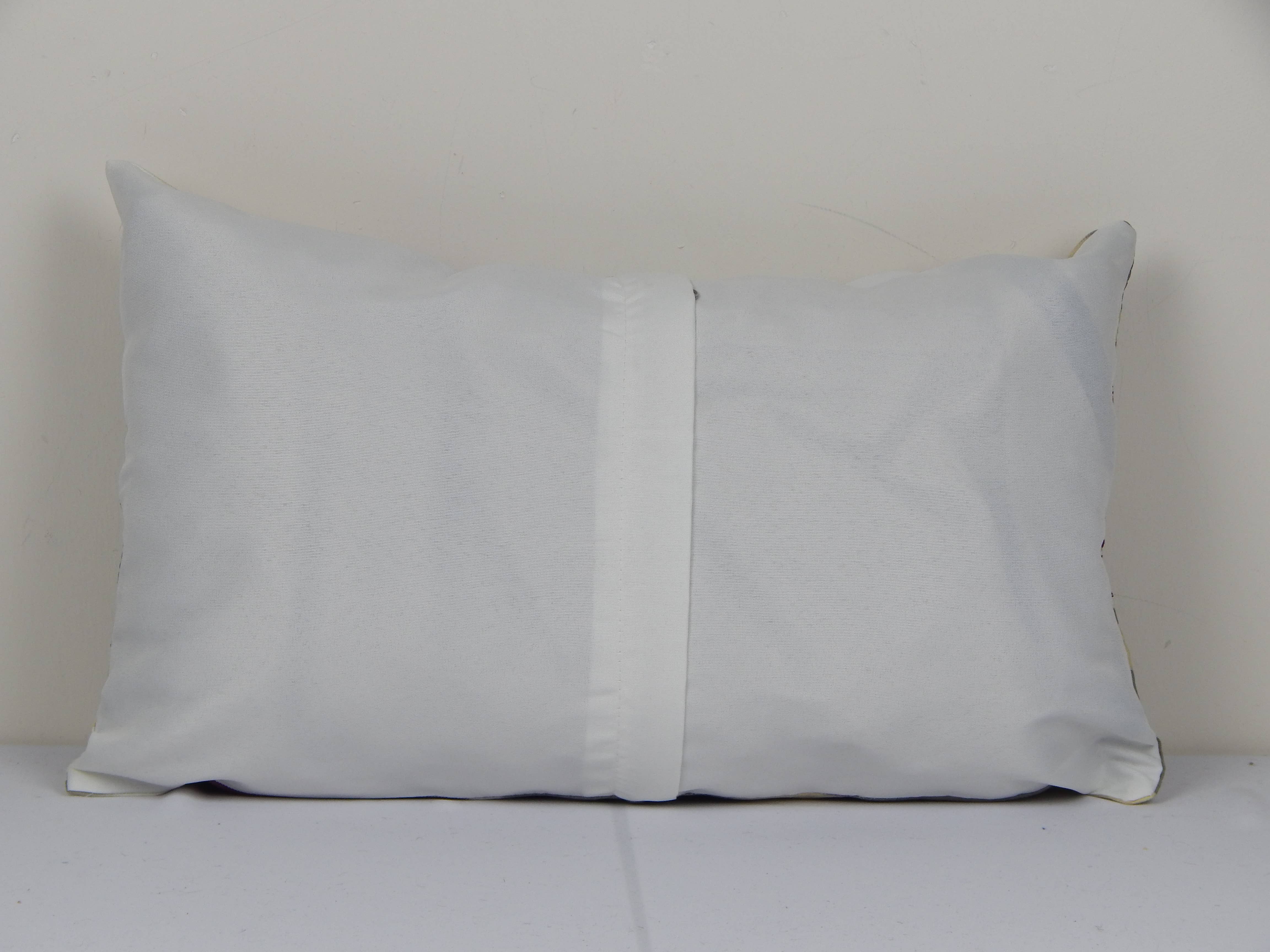 Silk Ikat Velvet Pillow Cover | 12'' x 20''