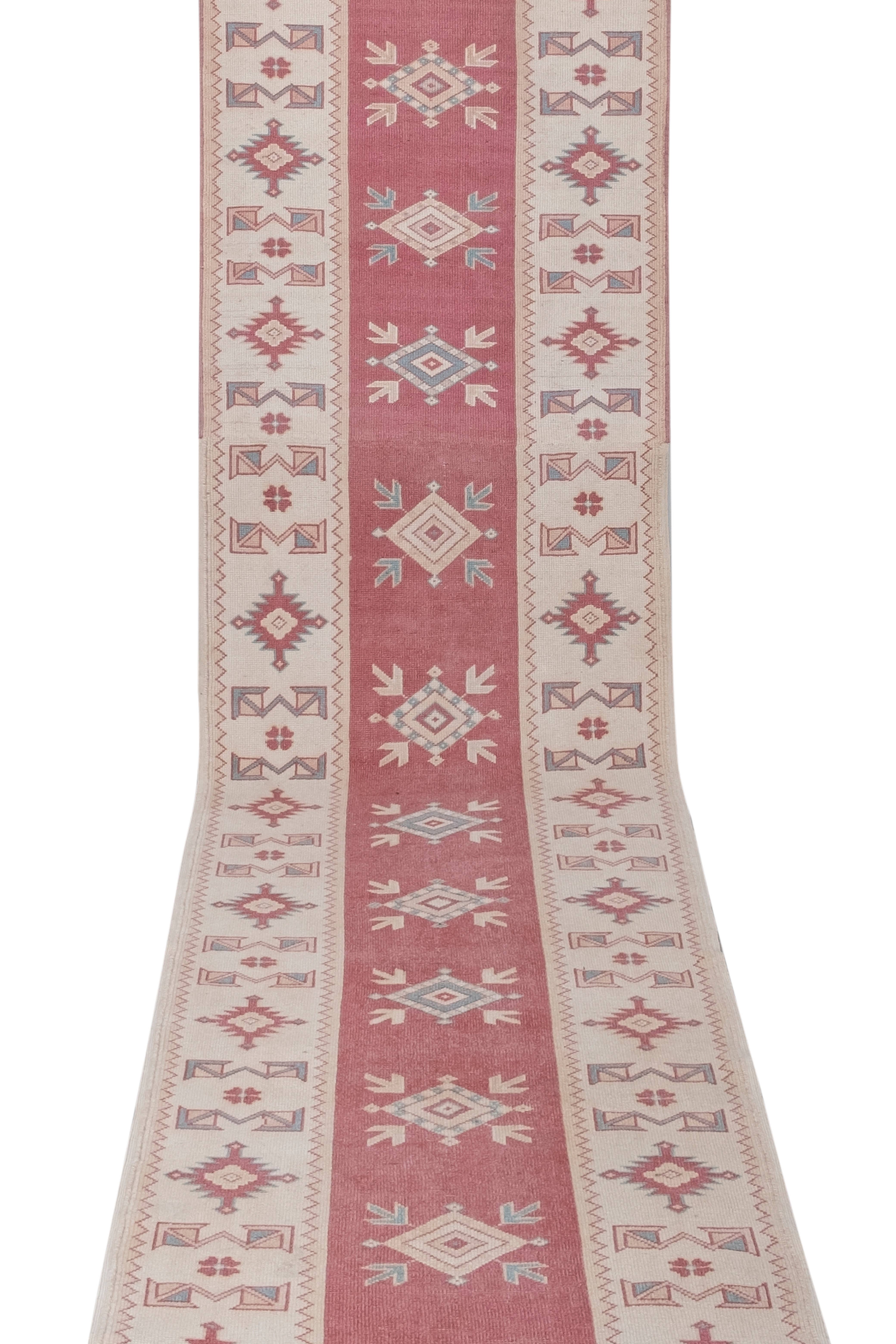 Vintage Milas Runner Rug 2'8'' x 16'5''