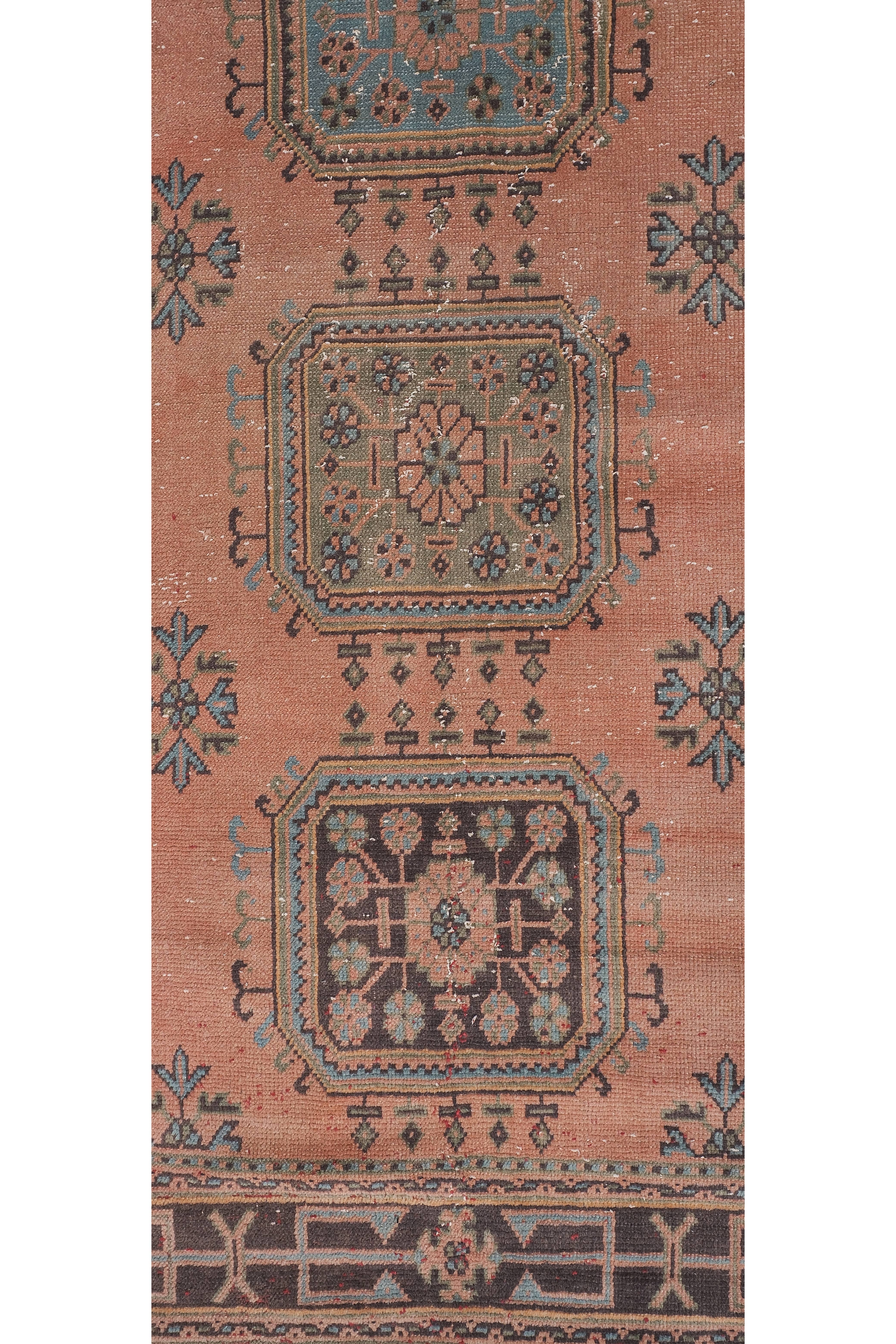Vintage Oushak Runner 2'7'' x 21'4''