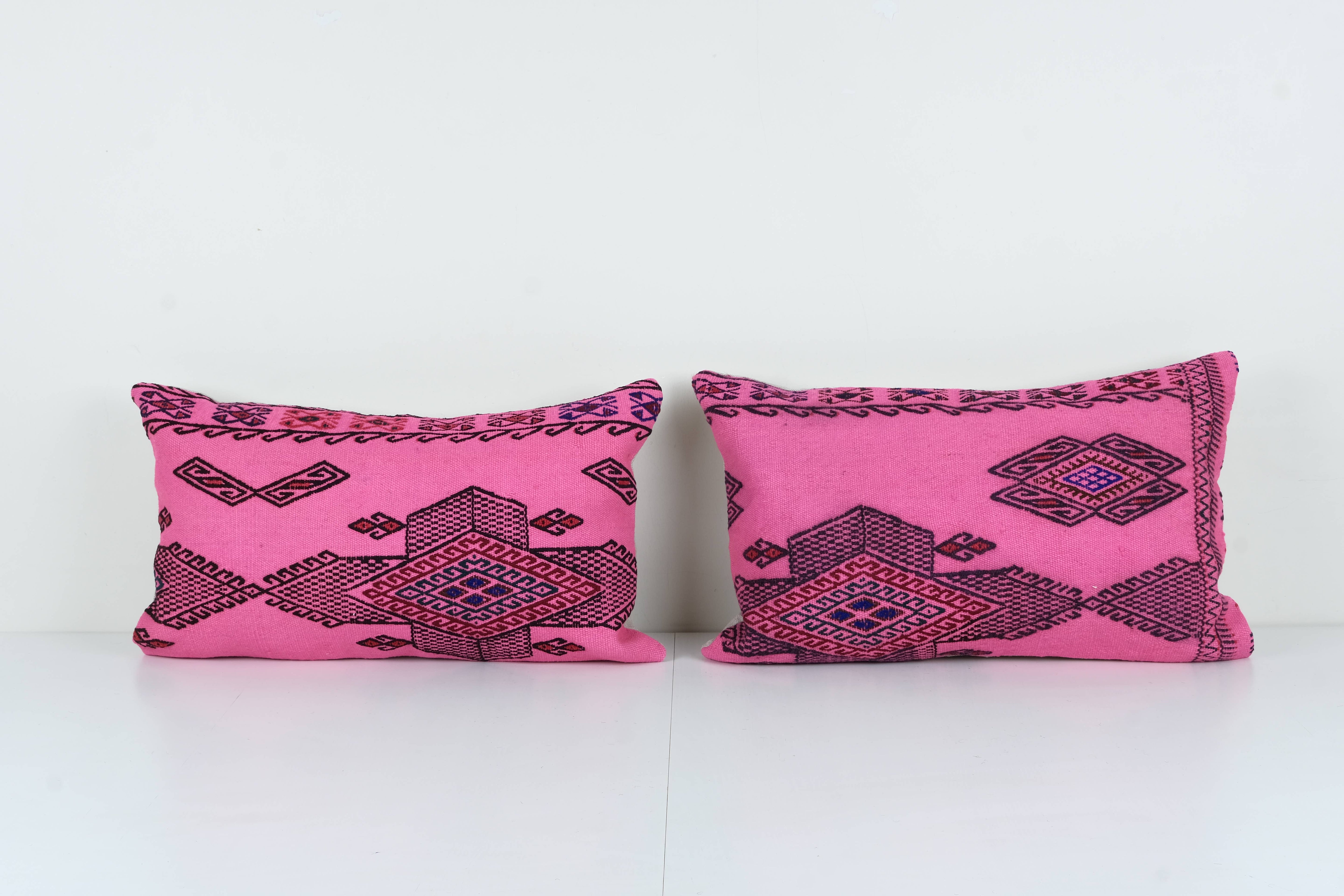 Kilim Pillow Cover Set of 2 | 14'' x 24''