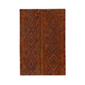 Vintage Turkish Karapinar Kilim Rug 5'5'' x 8'3''