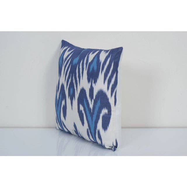Silk Ikat Velvet Pillow Cover | 14'' x 14''