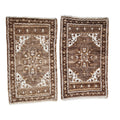 Vintage Turkish Yastik Rugs Set of 2 | 21'' x 34''