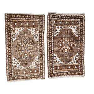 Vintage Turkish Yastik Rugs Set of 2 | 21'' x 34''