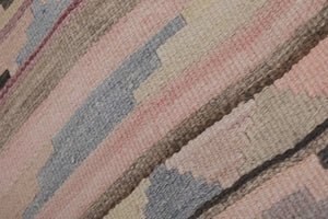 Vintage Turkish Kilim Runner 2'8'' x 24'8''