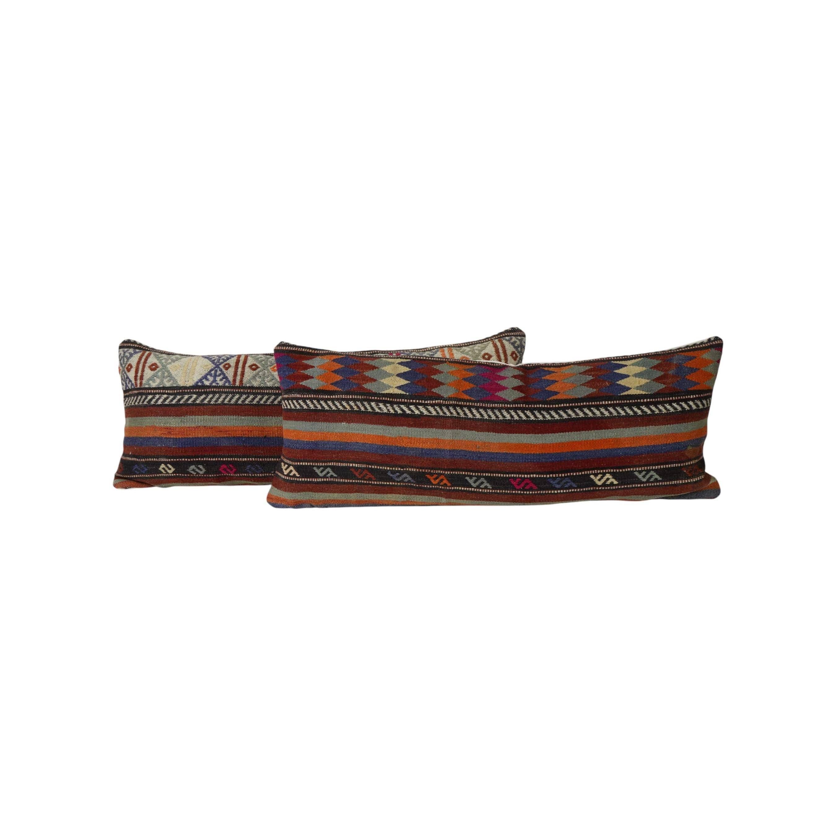 Kilim Bedding Pillow Cover Set of 2 | 15'' x 40''