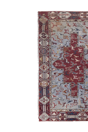 Hand-Embroidered Vintage Textile 42'' x 57''