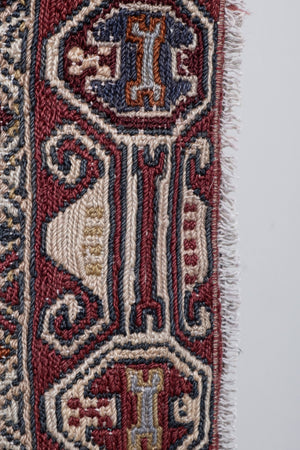 Hand-Embroidered Vintage Textile 42'' x 57''