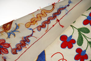Bird Suzani Table Runner | 17'' x 38''