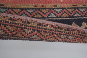 Vintage Turkish Runner Rug 2' x 12'4''