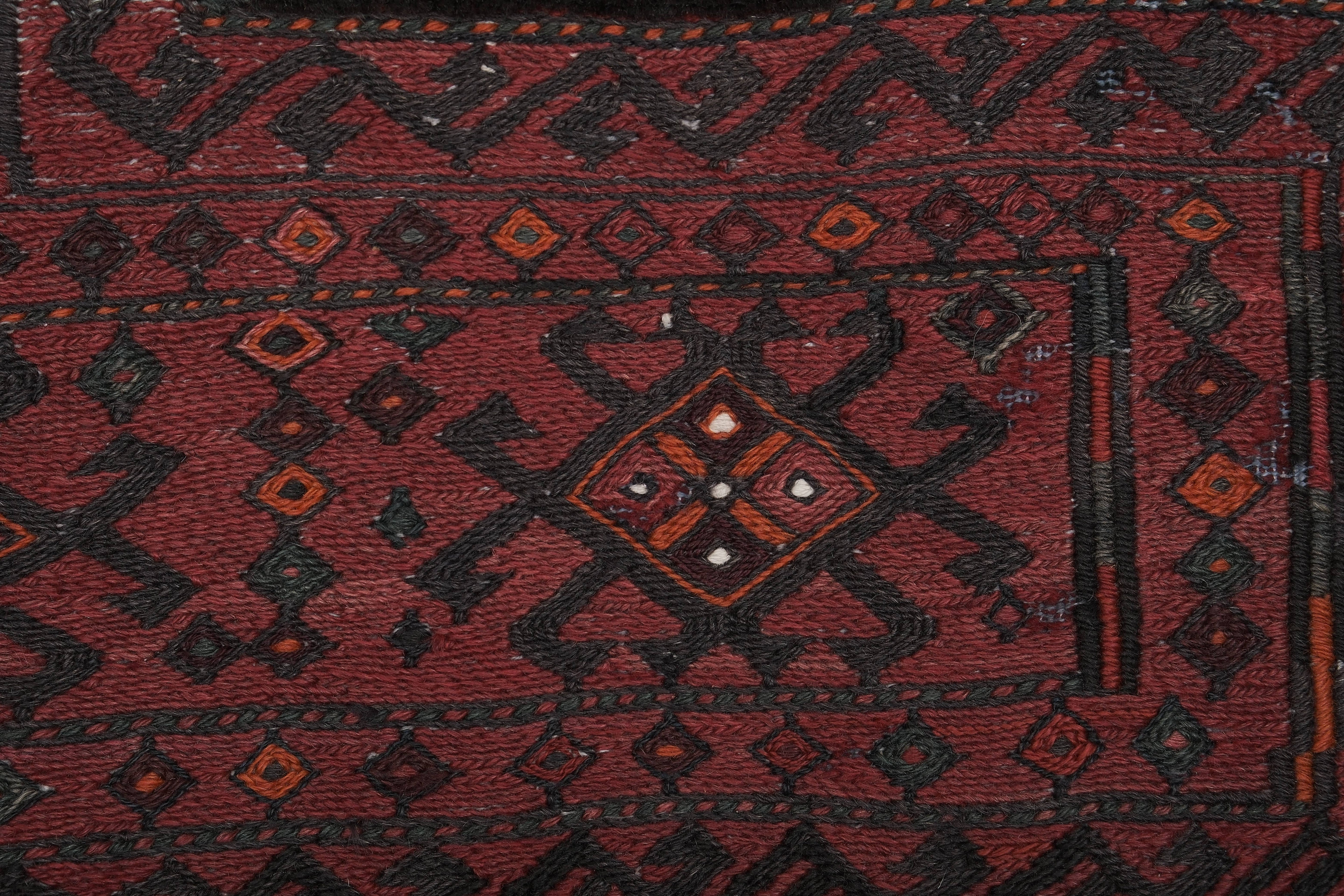 Vintage Turkish Anatolian Rug 3'5'' x 9'1''