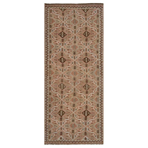 Vintage Turkish Jajim Runner 4'7'' x 10'6''