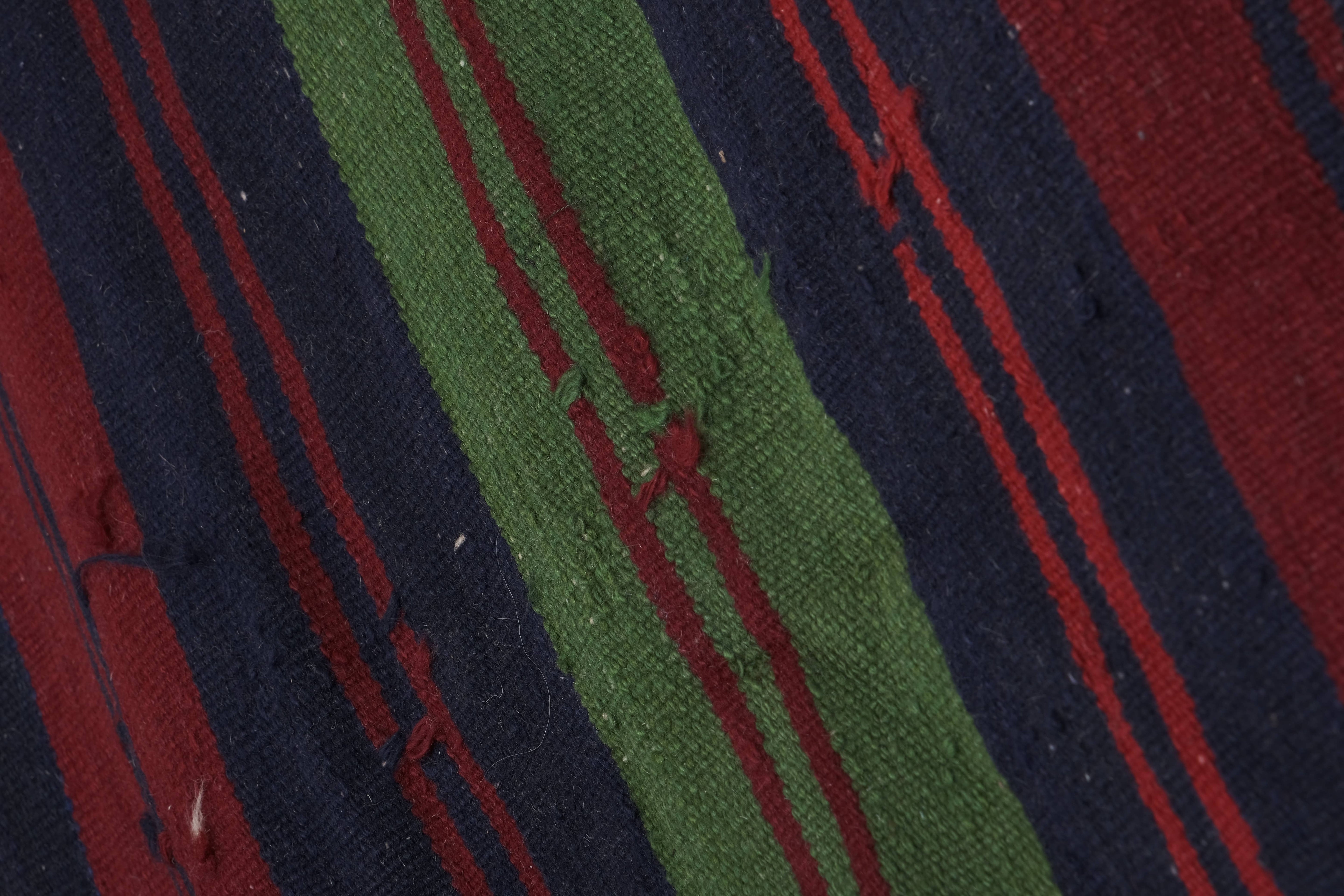 Vintage Turkish Kilim Rug 10'6'' x 10'6''