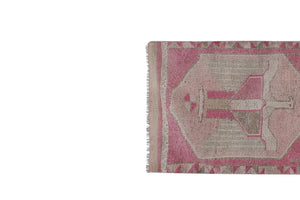 Vintage Turkish Runner Rug 3'5'' x 11'6''