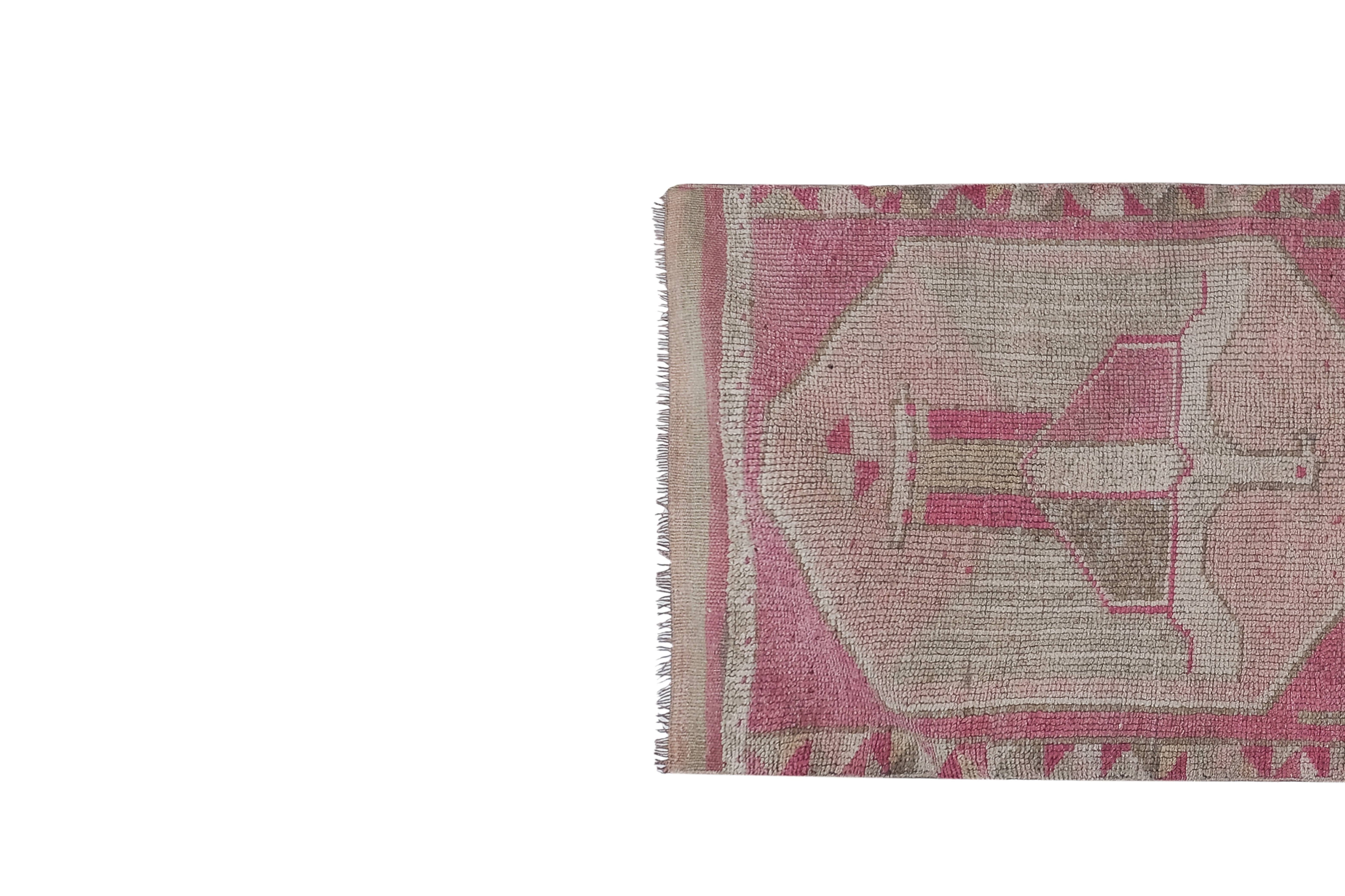 Vintage Turkish Runner Rug 3'5'' x 11'6''