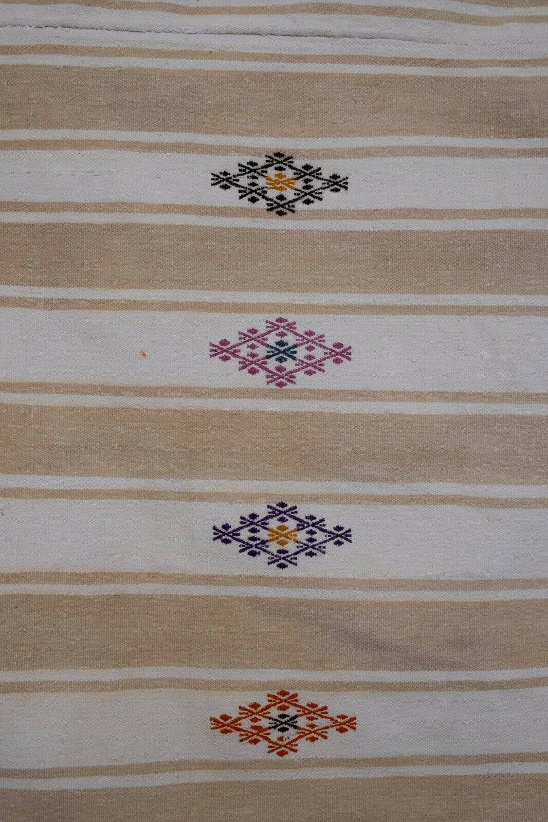 Vintage Turkish Kilim Rug 6'8'' x 8'1''