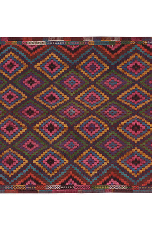Vintage Turkish Kilim Rug 5'8'' x 8'8''