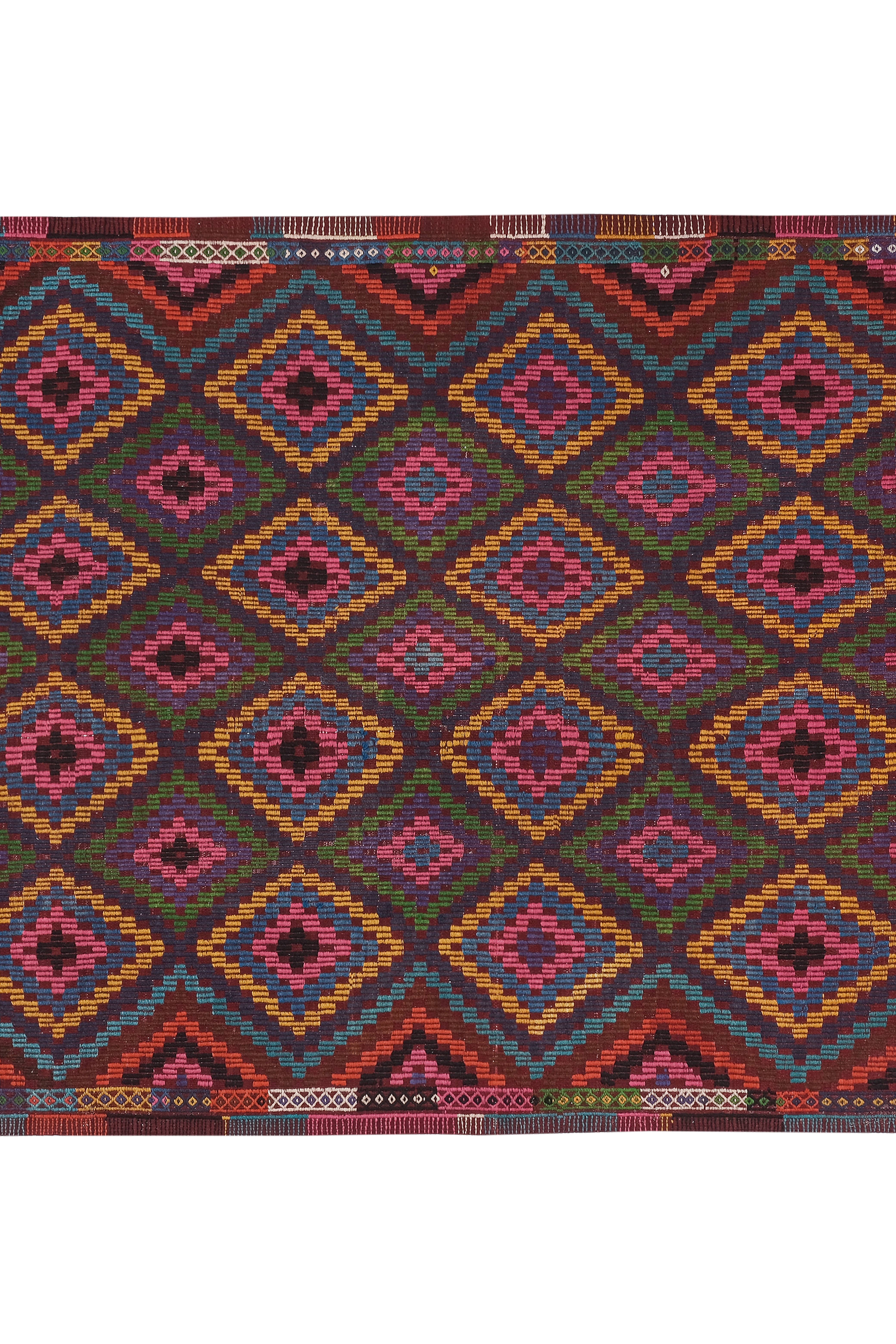 Vintage Turkish Kilim Rug 5'8'' x 8'8''
