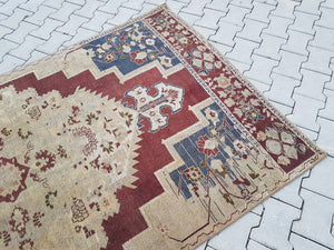 Vintage Turkish Anatolian Rug 4'7'' x 8'11''