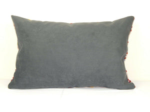 Silk Ikat Velvet Pillow Cover | 16'' x 24''