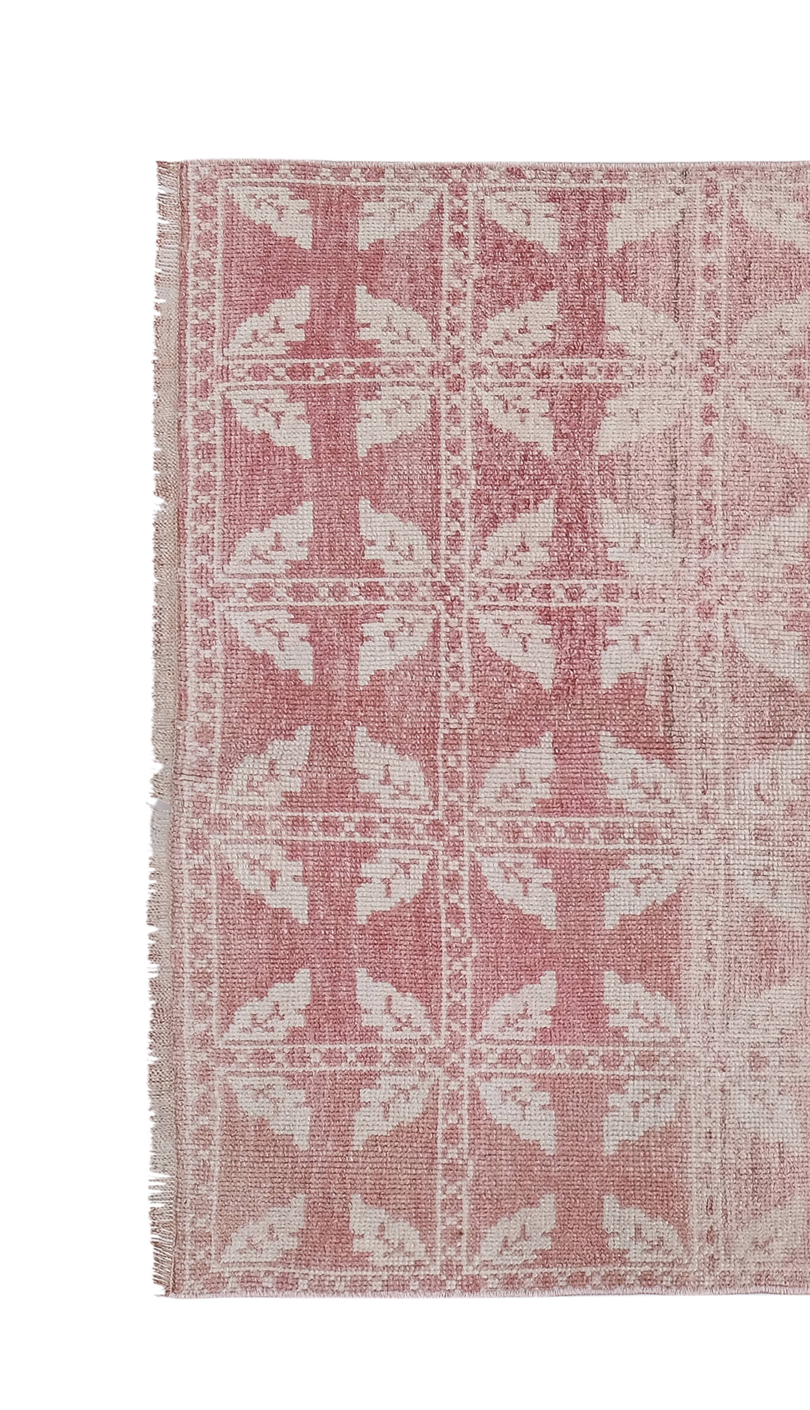 Vintage Turkish Karapinar Rug 3'7'' x 5'11''