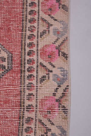 Vintage Oushak Rug 4'4'' x 7'1''
