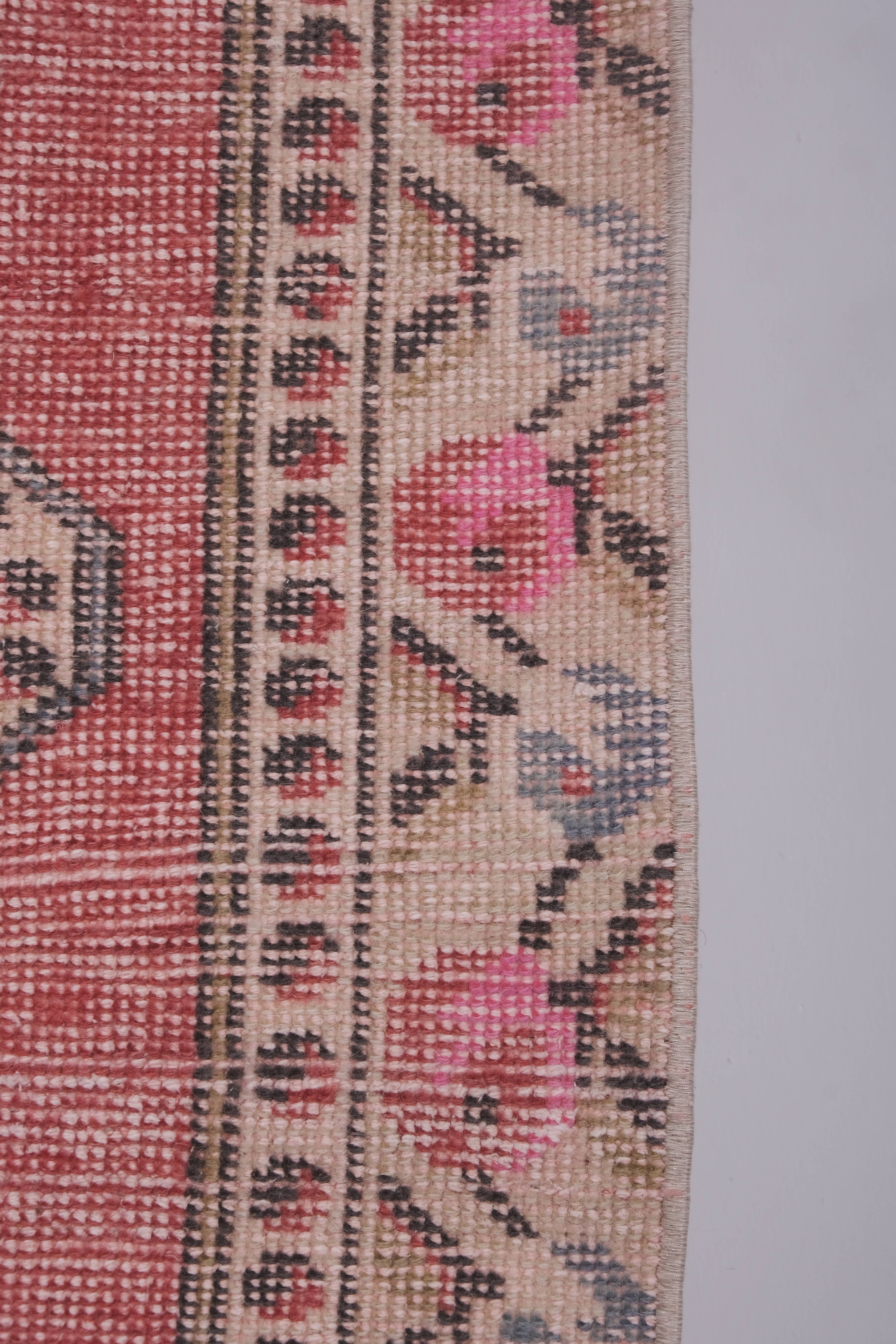 Vintage Oushak Rug 4'4'' x 7'1''