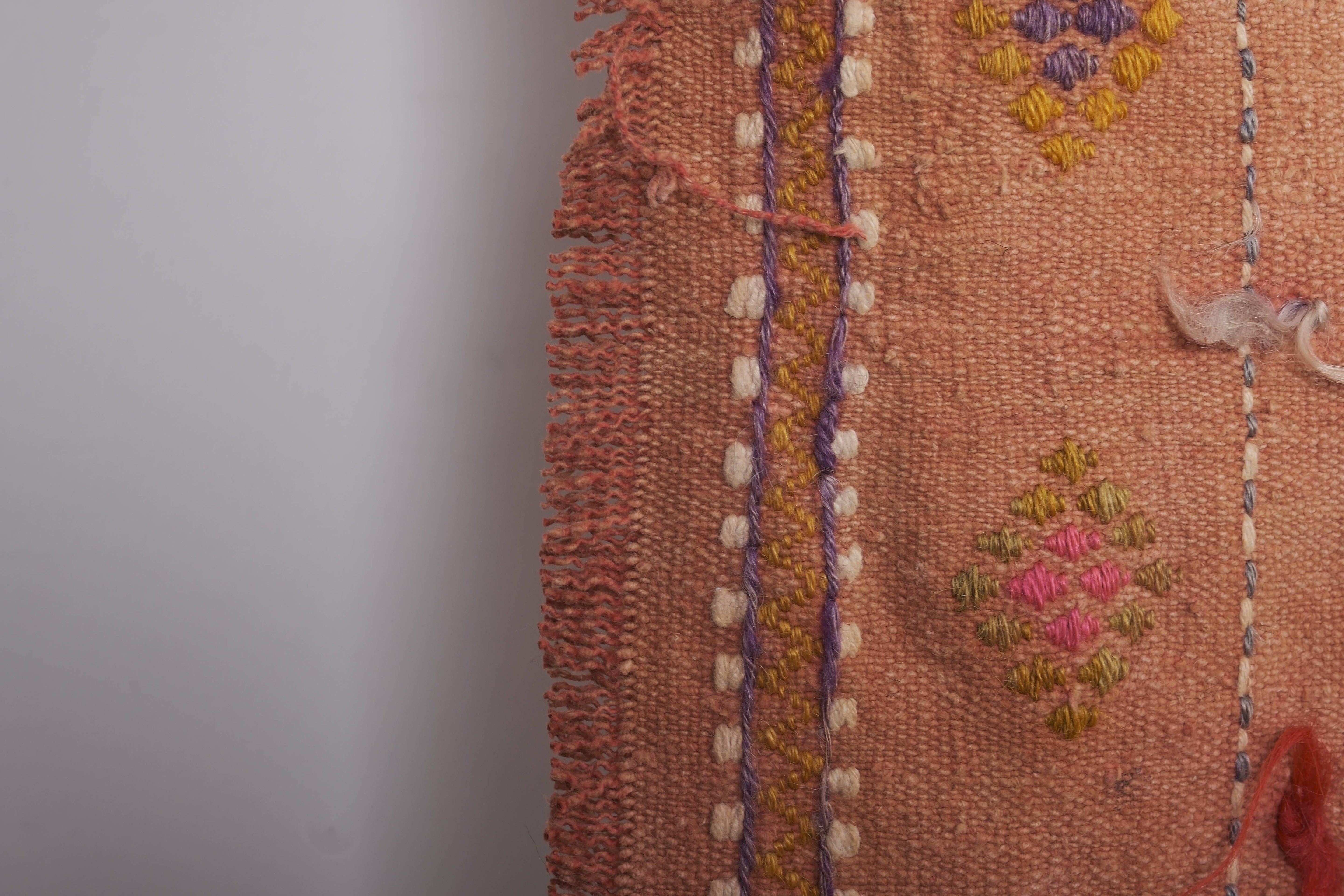 Vintage Turkish Kilim Rug 37'' x 54''