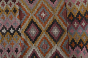 Vintage Turkish Kilim Runner 2'5'' x 15'1''