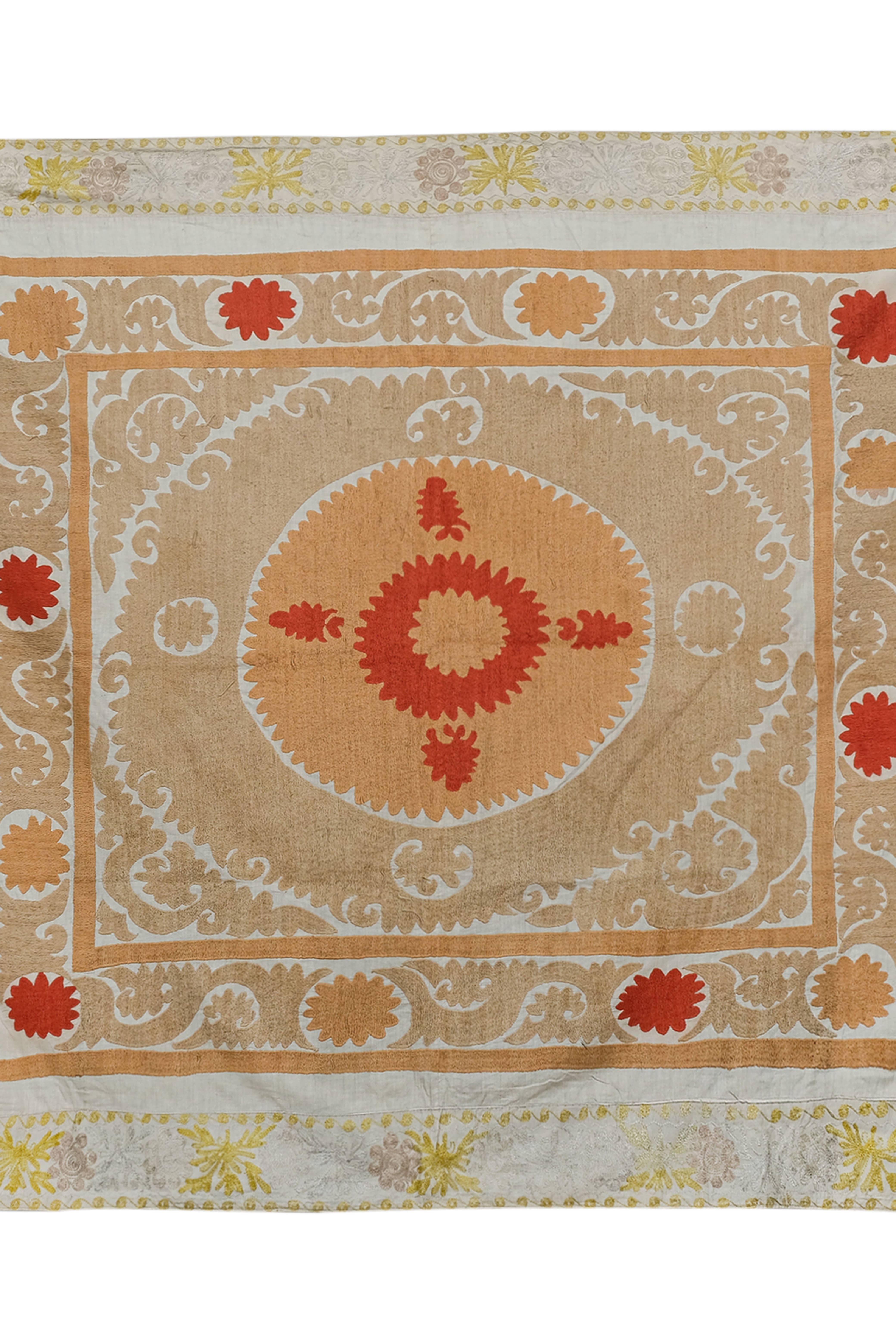Suzani Wall Hanging & Bedspread | 5' x 5'9''